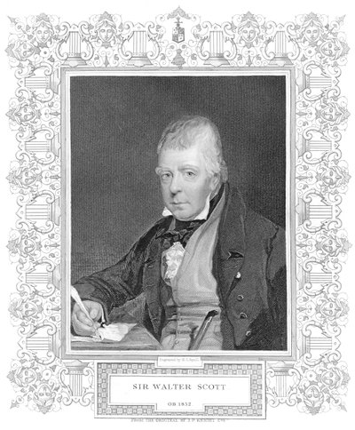 ウォルター・スコットの肖像 作： Henry Thomas Ryall